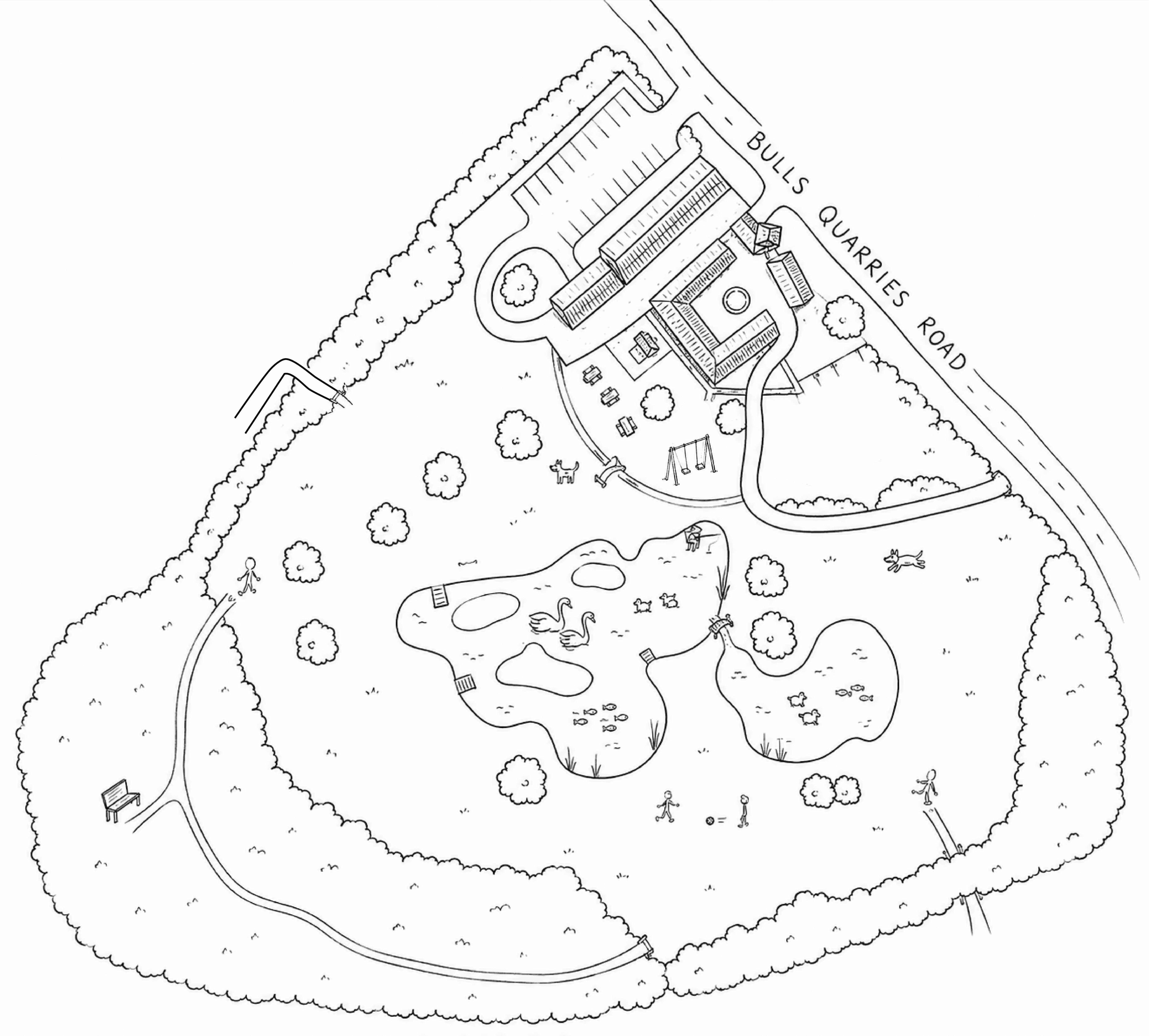 Map of The Lighthouse grounds